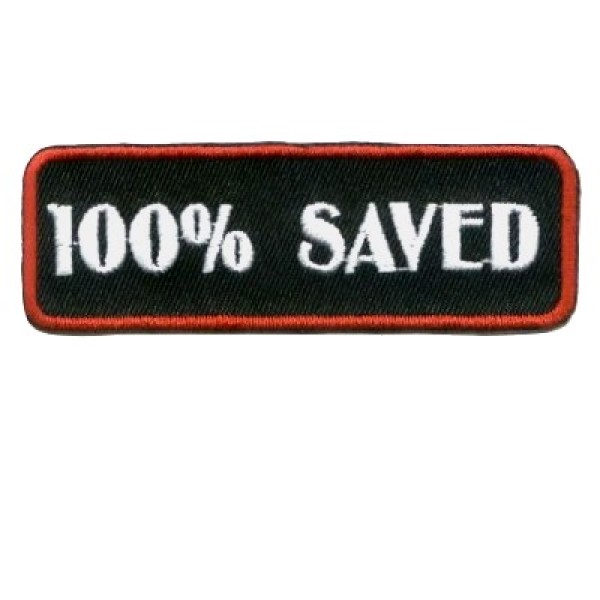 100% Saved Red Patch