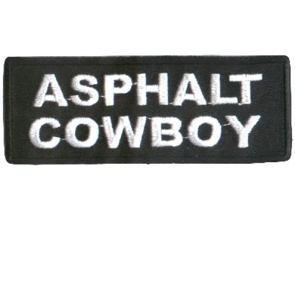 Asphalt Cowboy patch