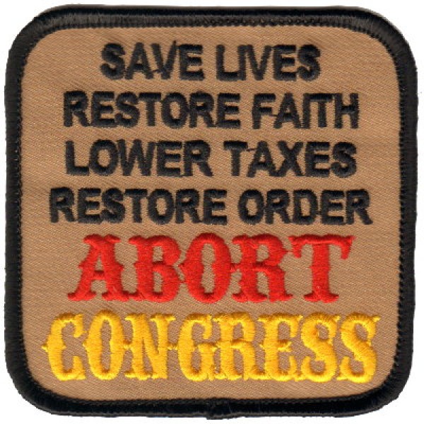 ABORT CONGRESS PATCH