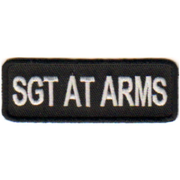 Officer Tag- Sgt at Arms White